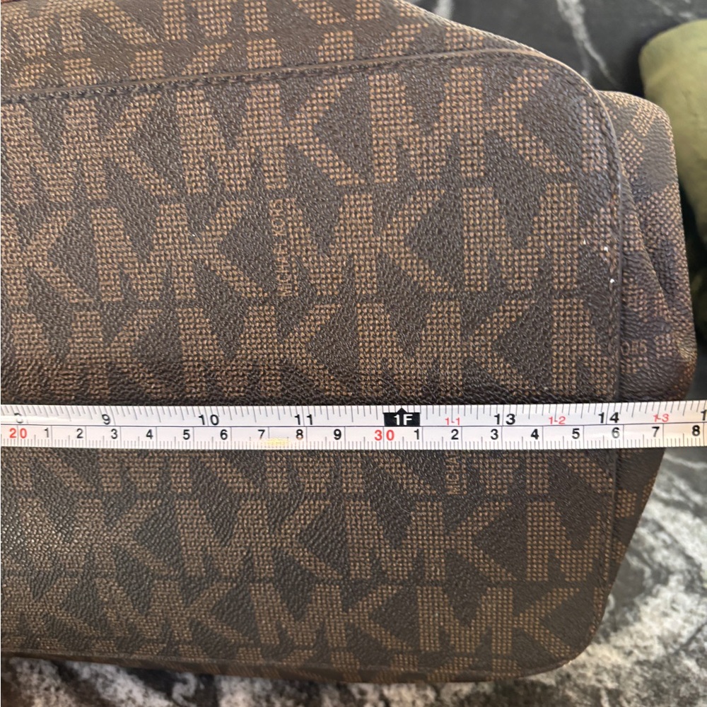 Michael Kors Signature Brown Tote - Picture 10 of 12